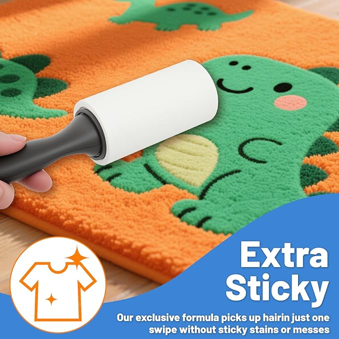 Lint Roller Set 600 Adhesive Sheets - Image 5