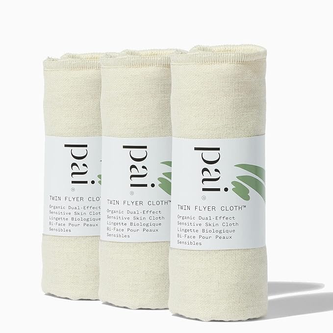 Pai Skincare - The Twin Flyer Organic Dual-Effect Face Cloth | Natural by PaiSkincare