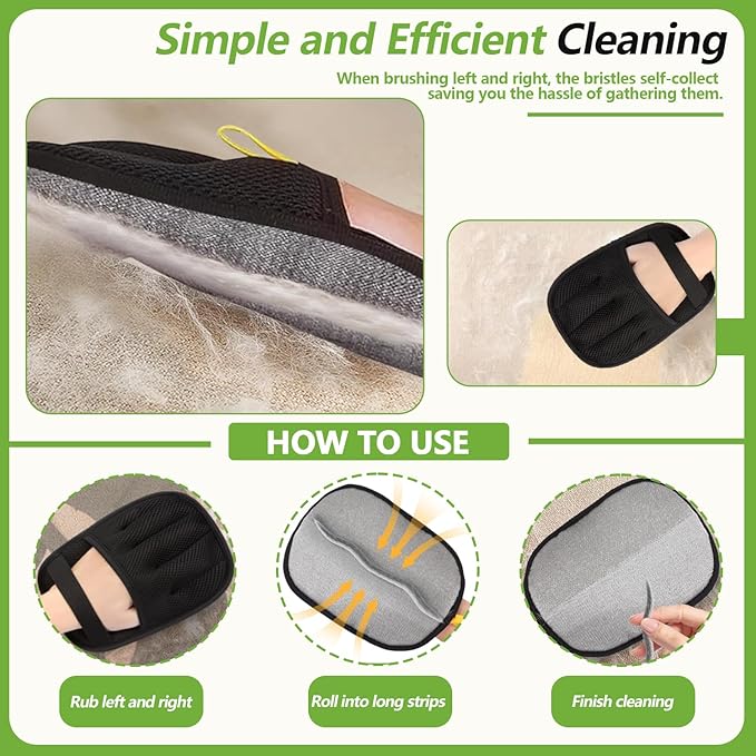 Pet Hair Removal Glove for Cats and Dogs - Image 3