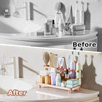 Electric Toothbrush Holder for Bathroom Countertop 5 Metal Slots Toothpaste - Image 4