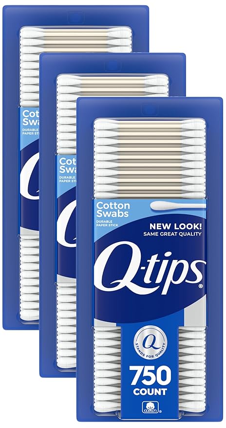 Q-tips Cotton Swabs for Hygiene and Beauty Care Original Cotton Swab Made by Q-tips