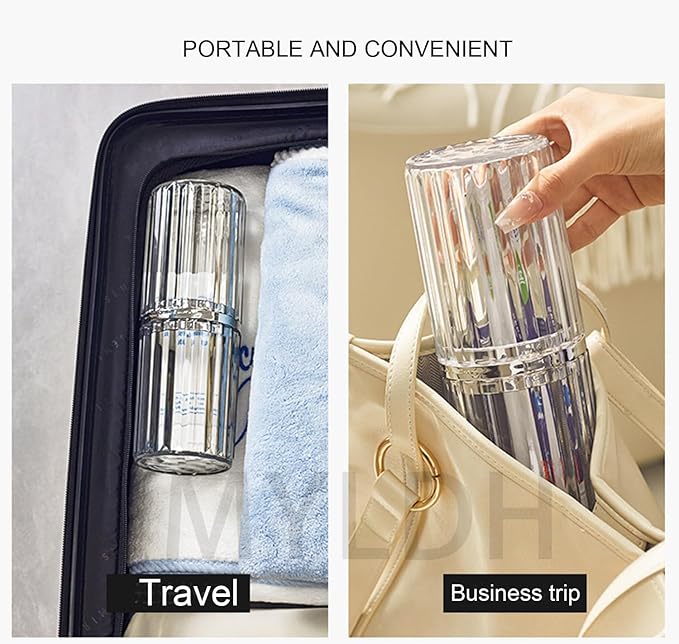 Toothbrush Travel Case Portable Travel Toothbrush Holder, Large Travel - Image 6