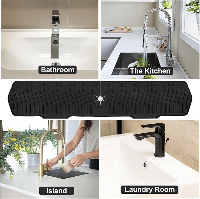 Kitchen Sink Splash Guard 29.7 X 5.7 In, Large Size Kitchen Sink Splash Guard - Image 5