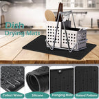 Dish Drying Mats, Heat-resistant Silicone Mat - Image 3