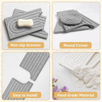 Diatomite Sink Faucet Splash Guard U Shape, Mordern Faucet Handle Drip Catcher - Image 6