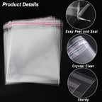 7x10 Inch Clear Resealable Cellophane Bags Self Adhesive - Image 3