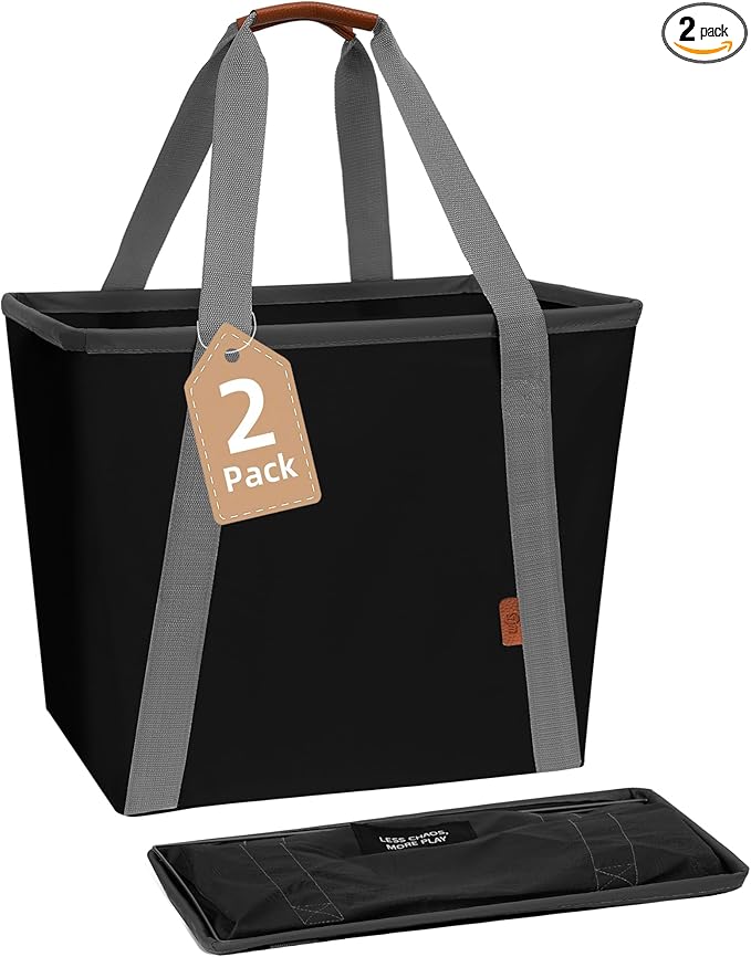 STORAGE MANIAC Collapsible Laundry Caddy, 128L Large Collapsible Laundry Basket by STORAGEMANIAC