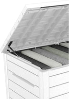 Keter XXL 230 Gallon Deck Storage Box Outdoor Patio Container ~ White - Image 6