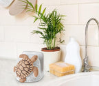Turtle Kitchen Sponge Holder for Kitchen Sink Ceramic Kitchen Sink Sponge - Image 3