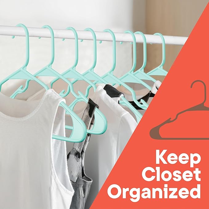 Plastic Clothes Hangers – Heavy Duty Hanger Set, - Image 4