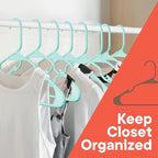 Plastic Clothes Hangers – Heavy Duty Hanger Set, - Image 4