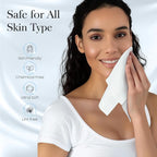 2 Pack of 50 count XL Disposable Face Towels 10” x 12”, 100% Viscose Fibre - Image 3