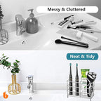 Urbanstrive 304 Stainless Steel Bathroom Toothbrush Holder Toothpaste Holder - Image 5