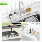 20" x 4" Stone Faucet Mat for Kitchen Sink, Quick Drying Diatomite Sink Tray - Image 8
