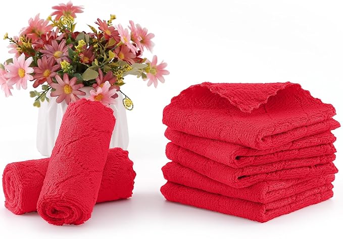 Homaxy 12 Pack Kitchen Dish Cloths, Super Soft and Absorbent Coral Velvet Dish - Image 6