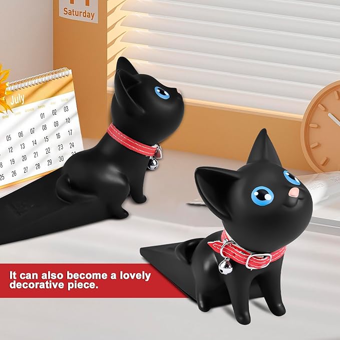 Cute Cat Door Stopper Decorative Non-Slip Floor Protector - Image 5