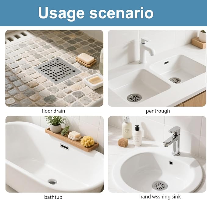Disposable Floor Drain Sticker, Disposable Hair Drain Stickers, Sink Drain - Image 5