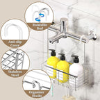DELLAN Hanging Shower Organizer, Shower Rack - Image 4