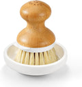 SUBEKYU Bamboo Dish Brush, Kitchen Dish Scrubber Brush, Natural Wooden by SUBEKYU
