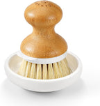 SUBEKYU Bamboo Dish Brush, Kitchen Dish Scrubber Brush, Natural Wooden by SUBEKYU