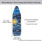 Moon Print Ironing Board Cover and Pad Washable Thick Padding Heavy Duty Iron - Image 5