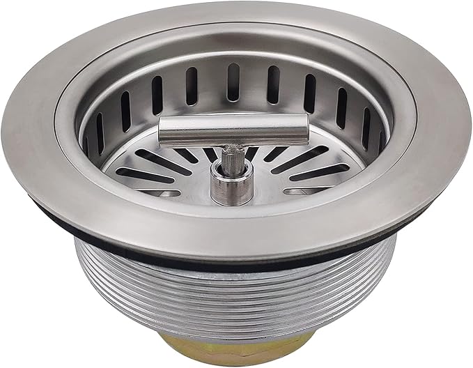 3-1/2 Inch Brushed Nickel Sink Strainers by EADOT