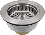 3-1/2 Inch Brushed Nickel Sink Strainers by EADOT
