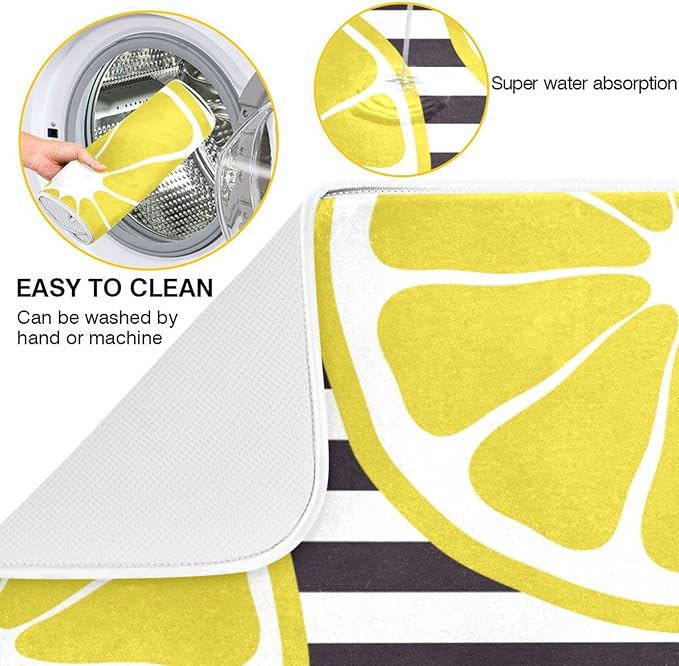 Absorbent Dish Drying Mat for Kitchen Counter - Image 2
