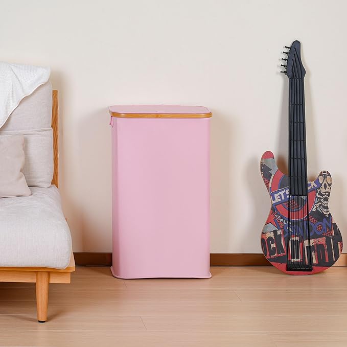 65L Slim Laundry Hamper, Narrow Laundry Basket - Image 6