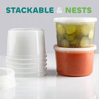 JoyServe 64 oz Plastic Containers - Image 3