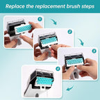 PX202BRN Tool Brush Replacement Parts Compatible - Image 6