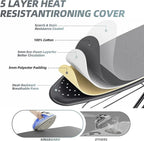 KINGBOARD Ironing Board, Compact Iron Board Full Size - Image 4