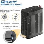 Small Bathroom Trash Can with Air Freshener Soft Close Lid, 6 Liter/ 1.6 Gallon - Image 6