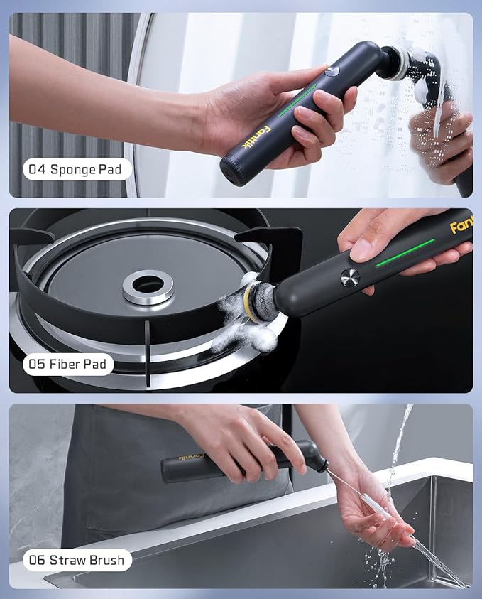 Fanttik G9 Nano Cordless Spin Scrubber - Image 6