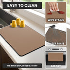 Dish Drying Mat Super Absorbent – 16" x 12" Coffee Mat - Image 5