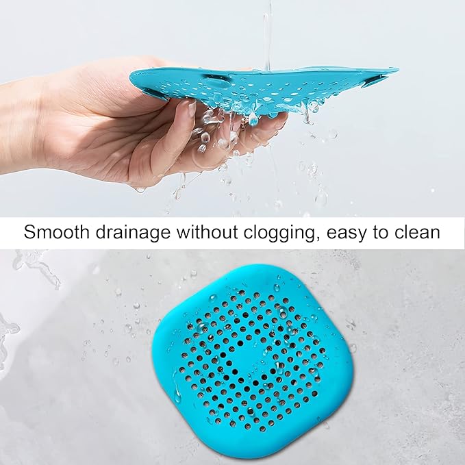 2 Pieces Shower Drain Hair Catcher Bathtub Stopper Home Drain Protectors Drain - Image 2