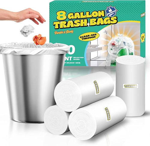 120 Count 8 Gallon Trash Bags Unscented by TFORING%C2%AE