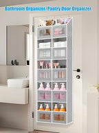 Over the Door Organizer Hanging- 10 Compartments, 80 lbs Load Behind Door - Image 7