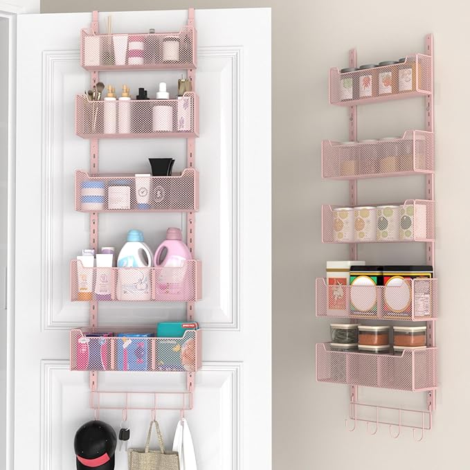 Over The Door Organizer, Metal Door Organizer Hanging by VyGrow