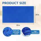 8 Pcs Extra Large Microfiber Cleaning Cloths – 30x20 in Mop Towels - Image 2