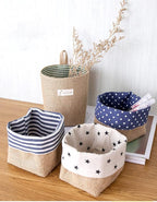 4 Pack Hanging Basket for Door, Small Wall Basket Decor, Jute Hanging Wall - Image 4