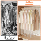 Garment Bags for Closet Storage Wedding Dress Garment Bag Clothes Bags for - Image 7