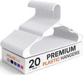 HOUSE DAY Plastic Hangers 20 Pack by HOUSEDAY