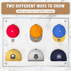 48 Pack Adhesive Hat Hooks for Wall, Super Strong Hat Rack for Baseball Caps - Image 2
