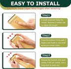 Lzerking Kitchen Drawer Dividers 6 Pack, 17-22" Adjustable Bamboo Drawer - Image 3