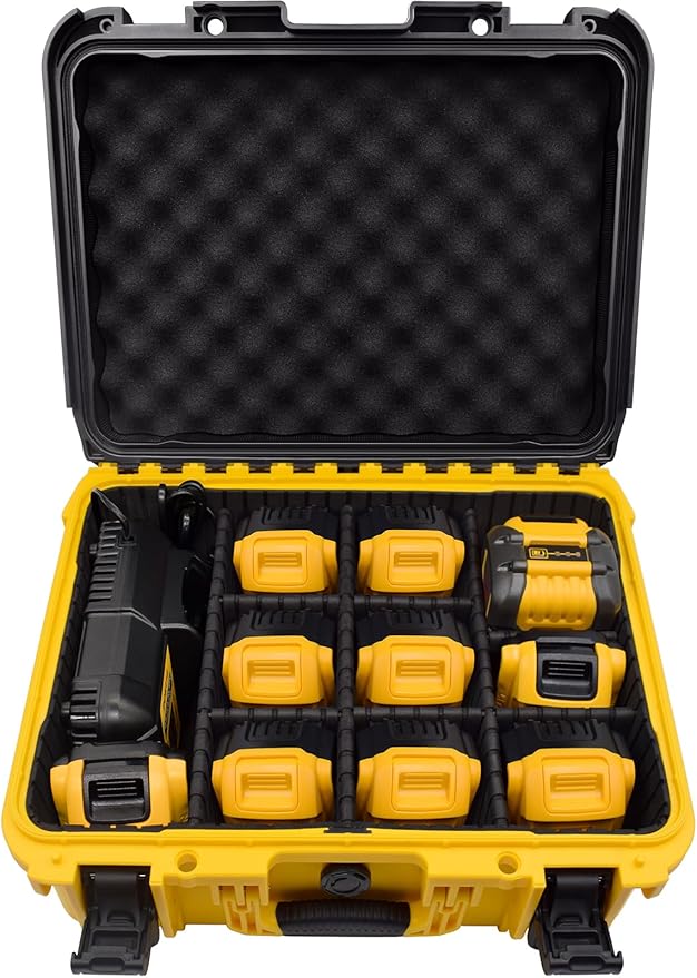 Case for Dewalt Battery- Extra Large Hard Storage Box by Unknown