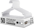 Utopia Home Plastic Hangers 50 Pack by UTOPIAHOME