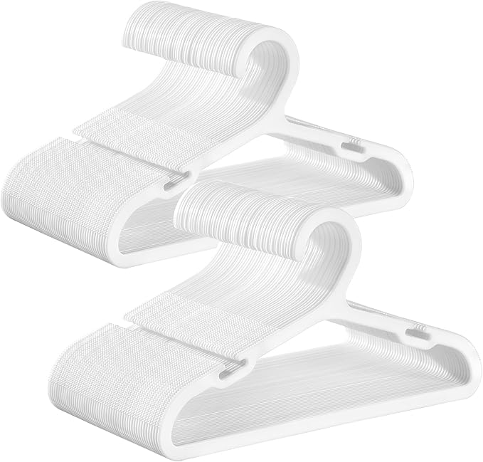 SONGMICS Baby Hangers 100 Pack, Plastic Kids Hangers by SONGMICSbySONGMICSHOME