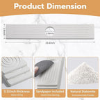 Quick Dry Absorbent Diatomaceous Earth Faucet Mat, Sink Water Splash Guard & - Image 2