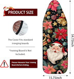 Nuxovilar Ironing Board Cover Christmas Santa Claus Pattern Polyester 15x54 - Image 3